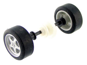 Scalextric W8913 rear axle assembly Mini Cooper