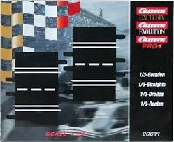 Carrera Exclusiv 20611 1/3 Straight Track 2pcs
