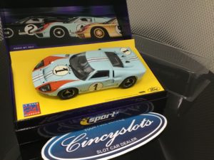 3  1/32 Slot Car Mid America Scalextric C2509A Ford GT MKII 1966 Le Mans No 