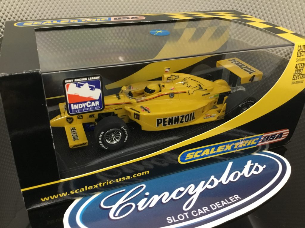 Scalextric C2442 Dallara Indy Pennzoil 4. Lightly Used, Looks New!! 1/32 Slot Car