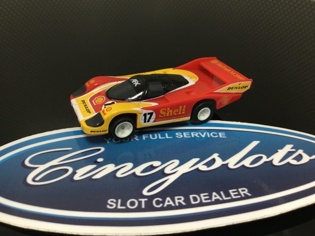 TYCO SHELL 17 PORSCHE HO SLOT CAR, NEW.