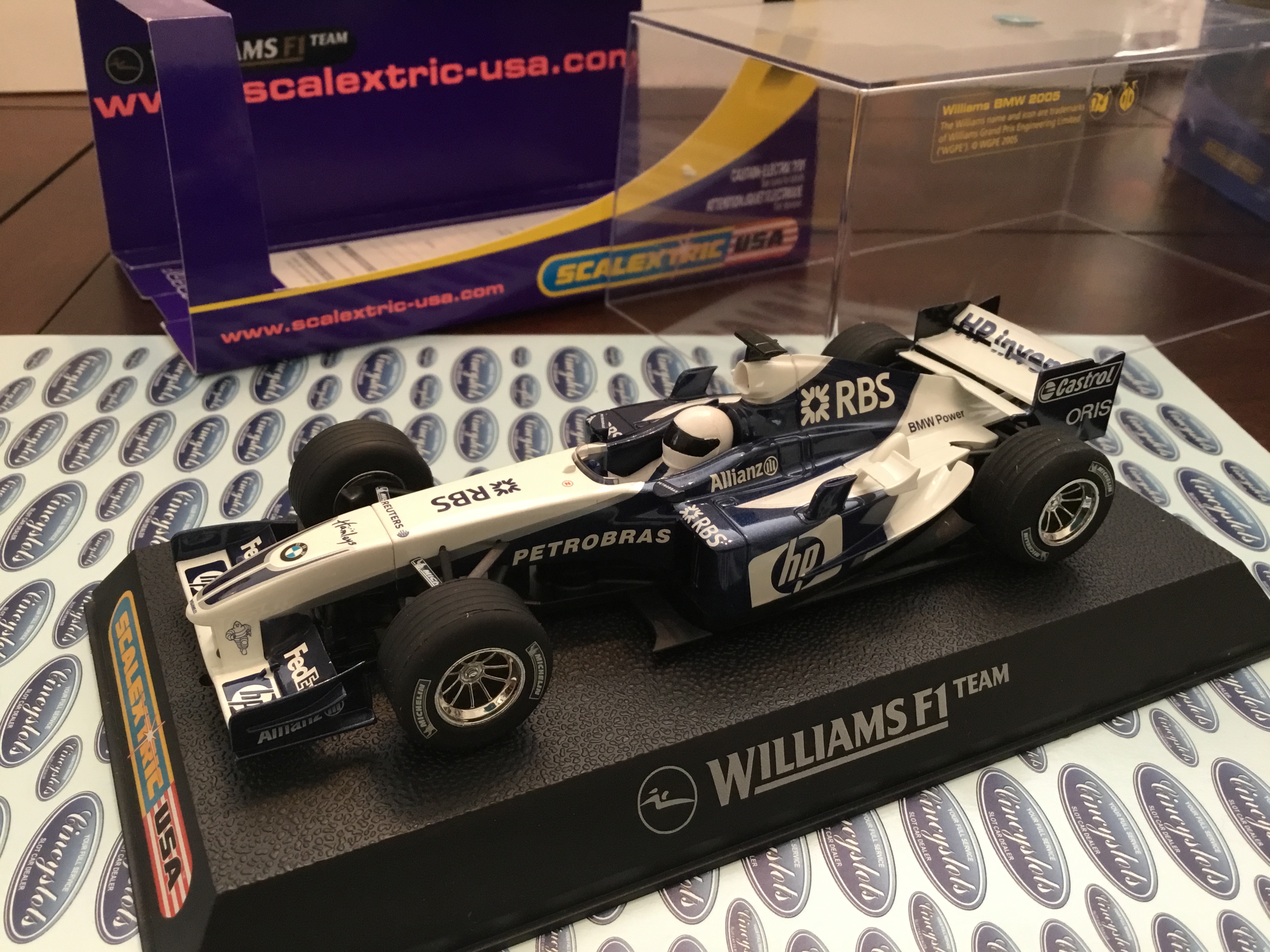 scalextric williams f1