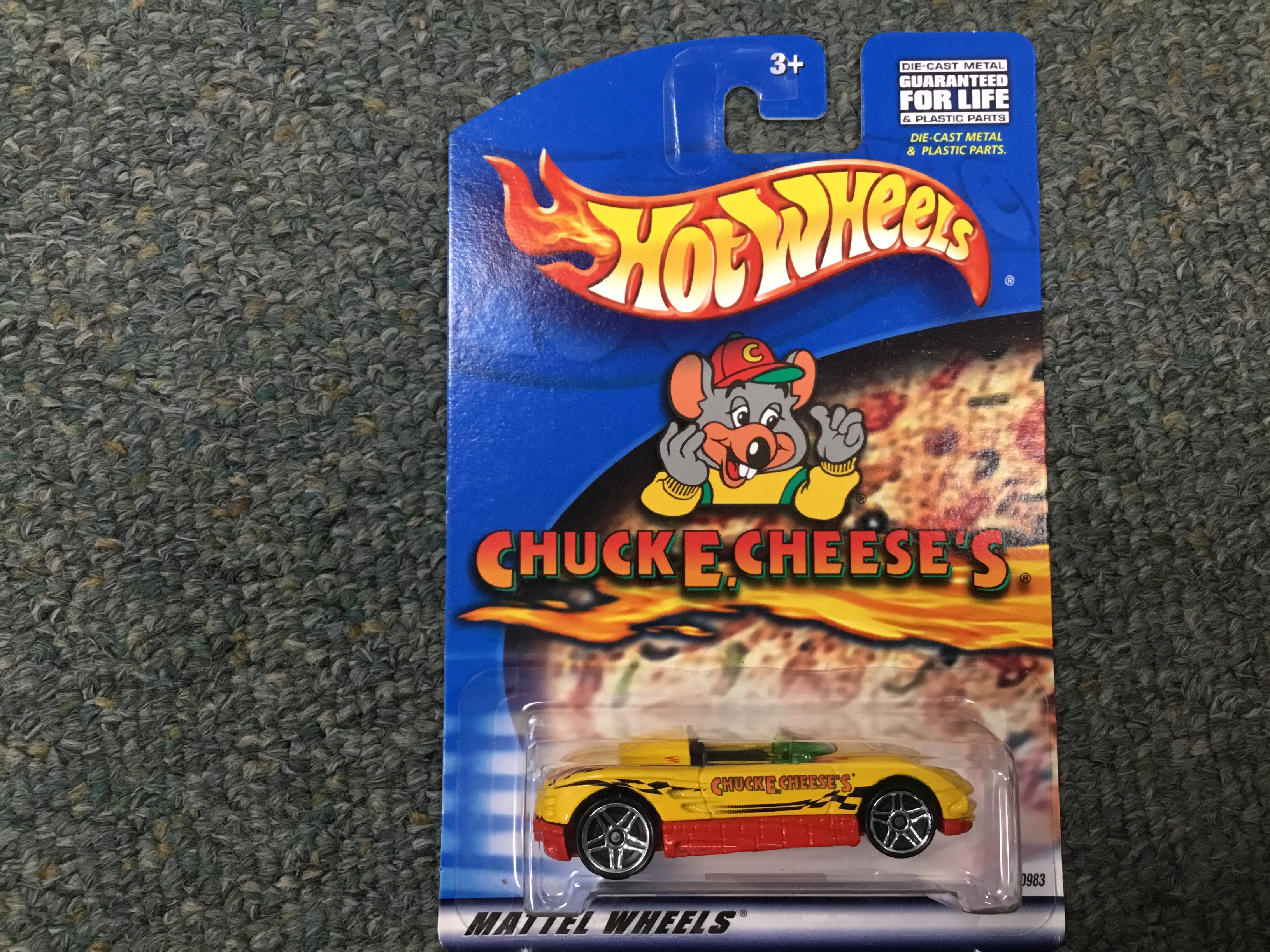 Cheese’s  Red New Sealed Hot Wheels 80’s Corvette Chuck E