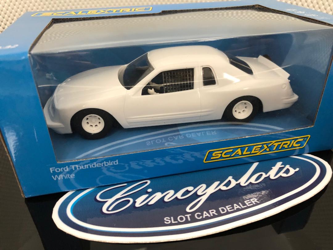 Scalextric C4077 Scalextric Ford Thunderbird White 1/32 Slot Car 