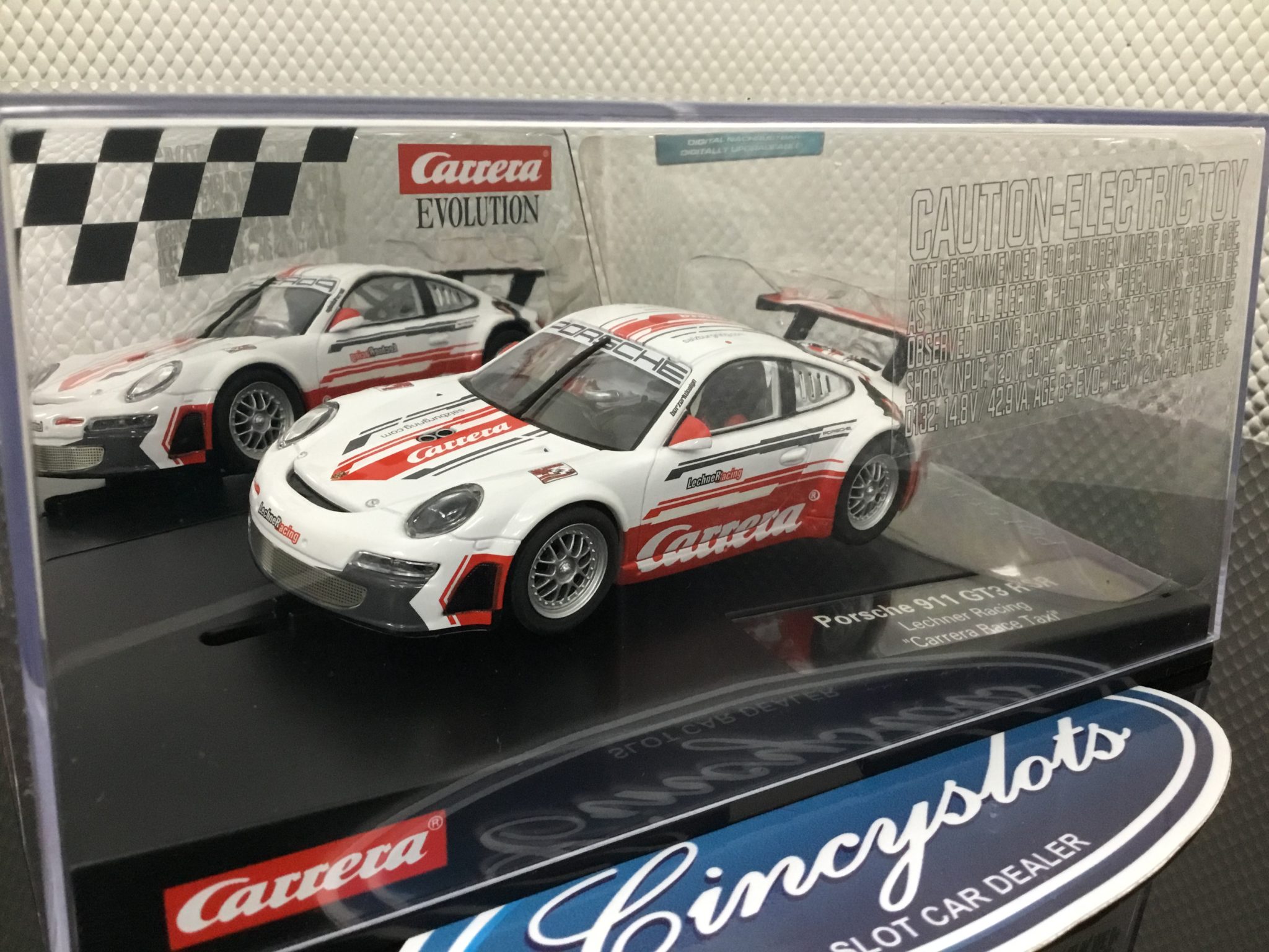 Carrera Evolution 27566 Porsche 911 GT3 RSR Lechner Racing 1/32 Slot Car.