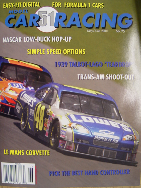 model car racing mag