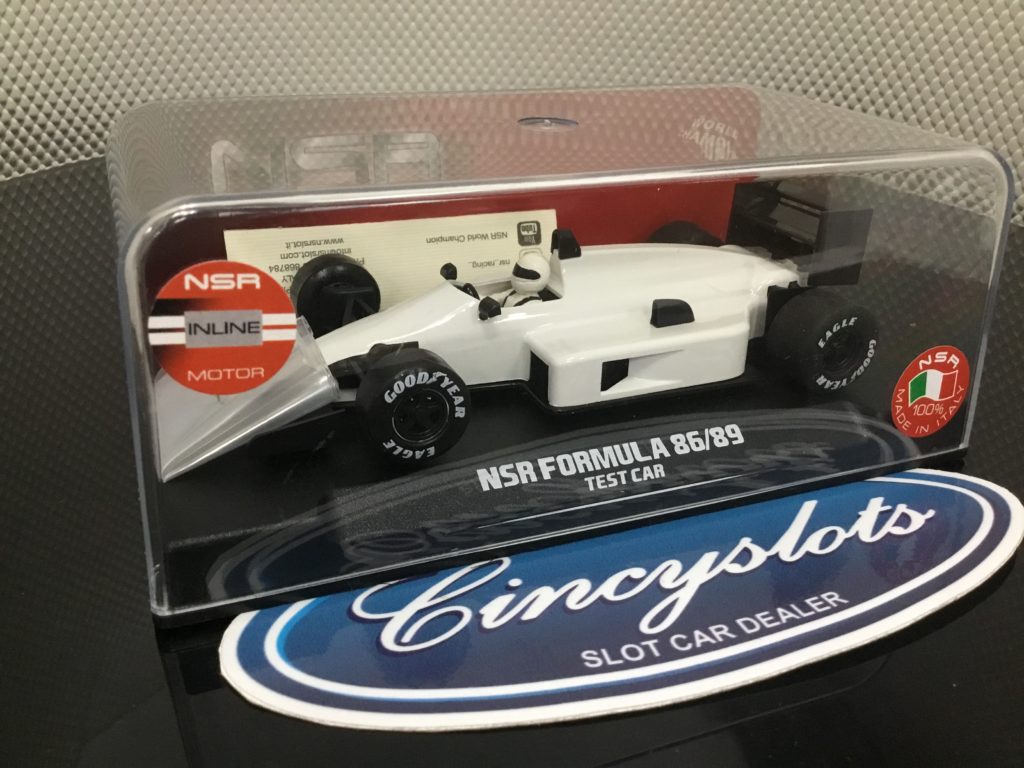 NSR NSR0118IL Formula 86/89 White 1/32 Slot Car.