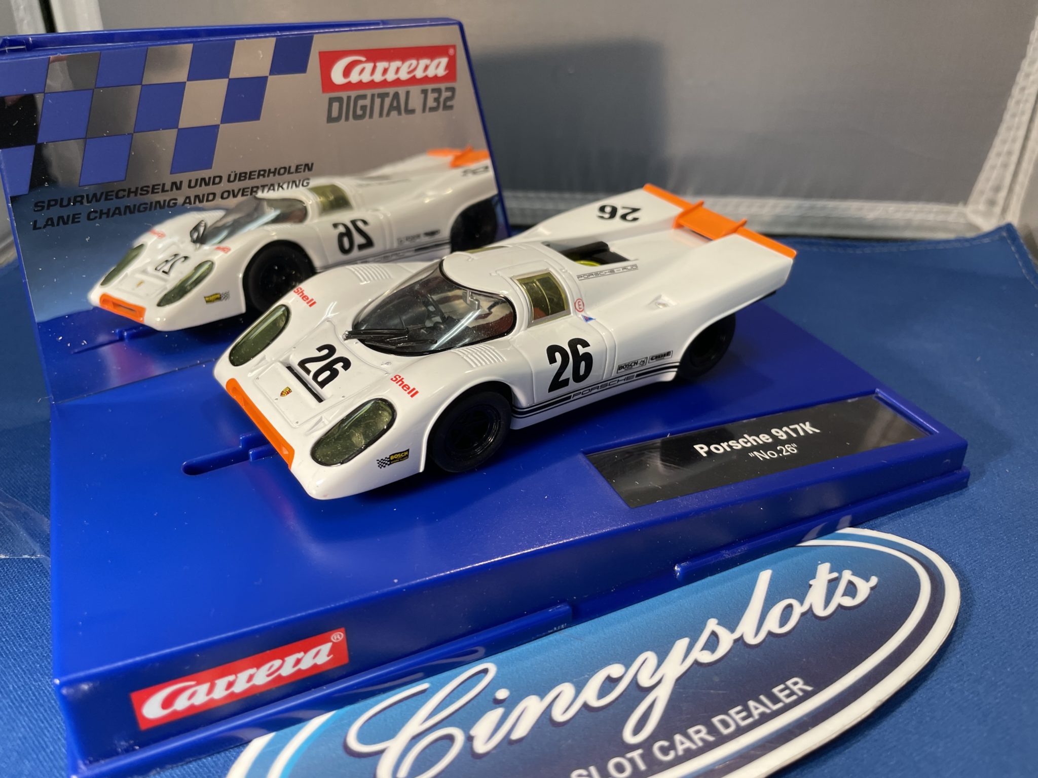 Carrera D132 30888 Porsche 917k 26 1/32 Scale Slot Car. USED