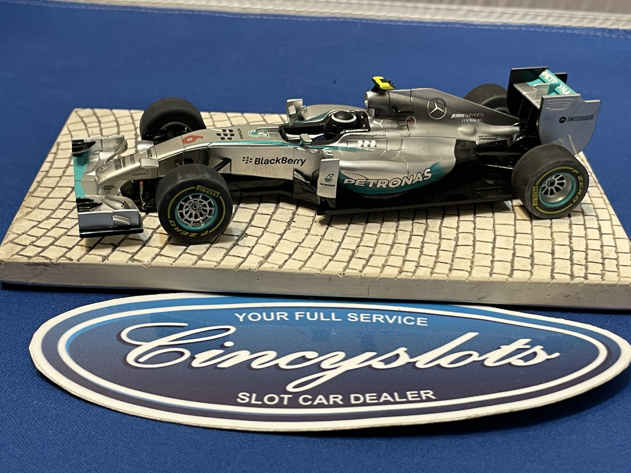 mercedes f1 scalextric car