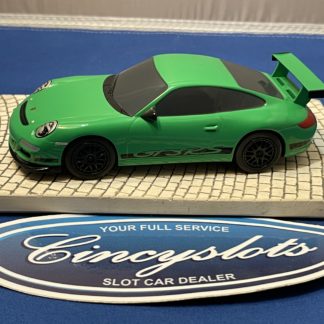 Scalextric Porsche GT3 1/32 Slot Car Green Used