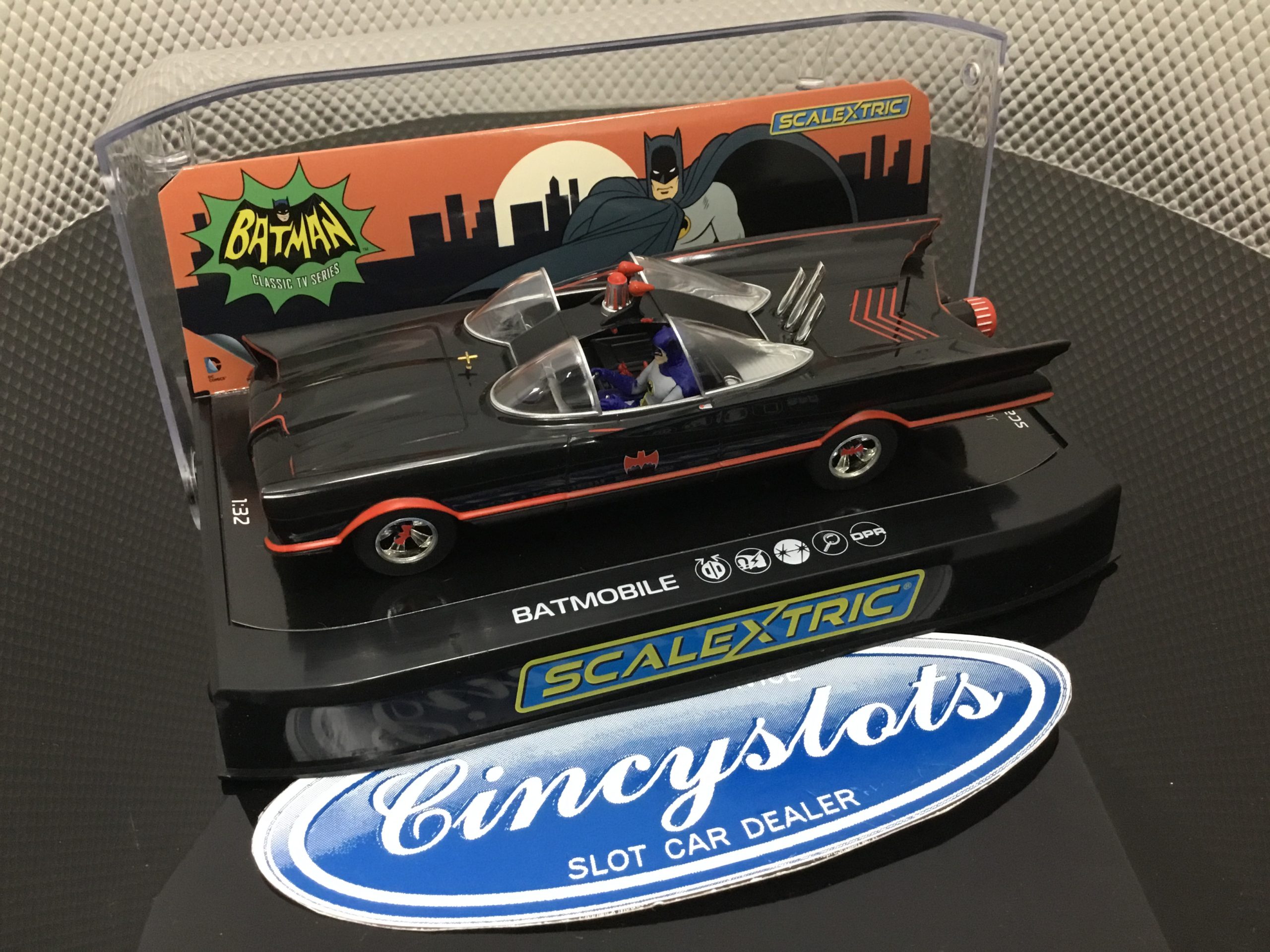 Scalextric C4175T Batmobile 1966 TV Barris  1/32 Scale Slot Car SOLD OUT!