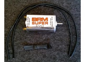 BRM BRMS-033SE Super EVO Higher Performance Racing Motor with lead wires.