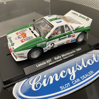 FLY A991 Seven Up Lancia 037, 1/32 Slot Car, Lightly Used.