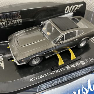 Scalextric C4239 Aston Martin V8 James Bond, The Living Daylights 1/32 Slot Car.