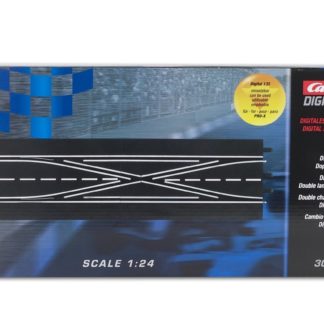 Carrera Digital 30347 double lane change D124 and D132