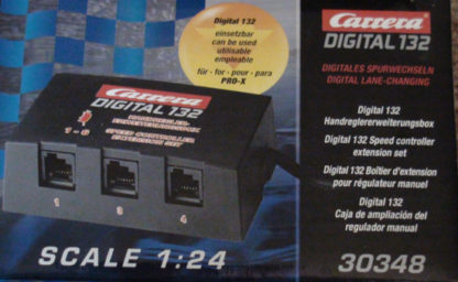 Carrera Digital 30348 Speed Controller Extension Box Plug up to 6 Wired Controllers D124 and D132