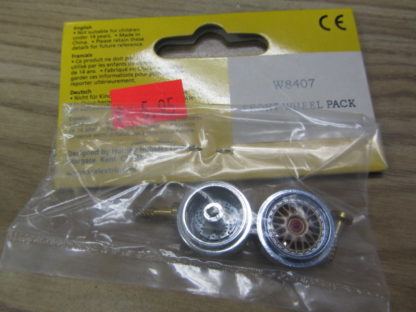 Scalextric W8407 Porsche GT3 Front Wheels Accessory Pack
