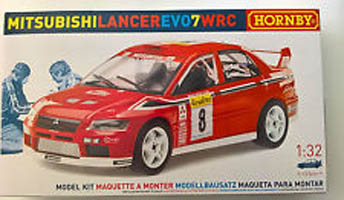 Mitsubishi Lancer Evo7 WRC Plastic Kit Scalextric 2003A 1:32 