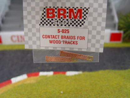 BRM S-025 Contact Braids for Wood Tracks Pair