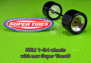 Super Tires ST014 for the S-014 1/24 BRM Wheels