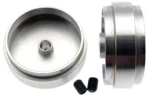 Scaleauto SC-4042 "Profile" Design Slot Car wheel for 3mm Axle. M3 screws. solid
