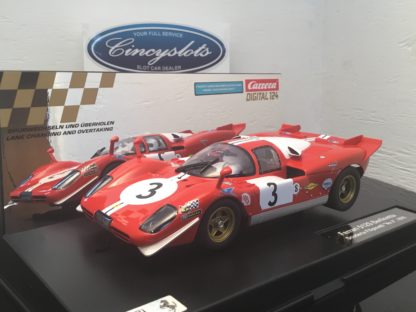 Carrera D124 23856 Ferrari 512S Berlinetta Filipinetti #3 Digital Slot Car.