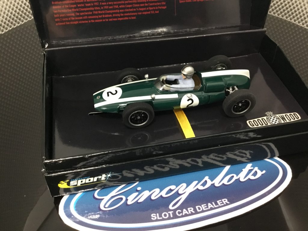 Scalextric Sport C2639A Classic Cooper Climax T53 #2 Jack Brabham.