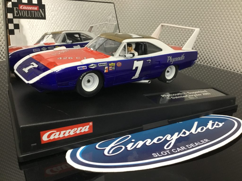 Carrera 25719 Plymouth Roadrunner Superbird #7. 1/32 Slot Car