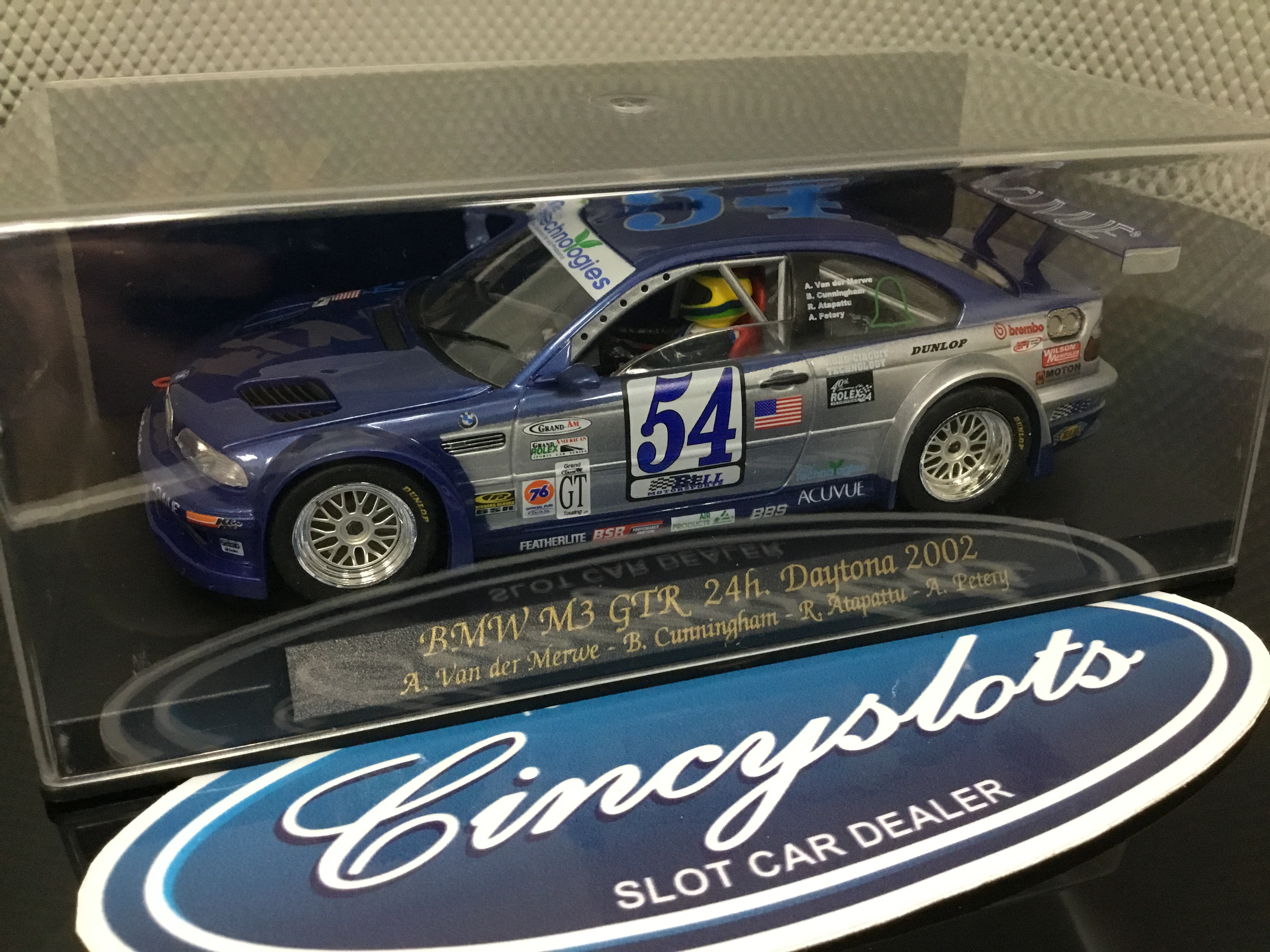 Fly A289 88018 BMW M3 GTR Daytona 2002. Lightly Used, Looks New!! 1/32 Slot  Car