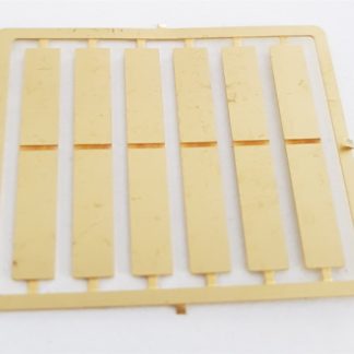 Slot.it SP37 "V" Shaped Brass Tabs for LMP Guide, 6pcs. 1/32 Slot Car.