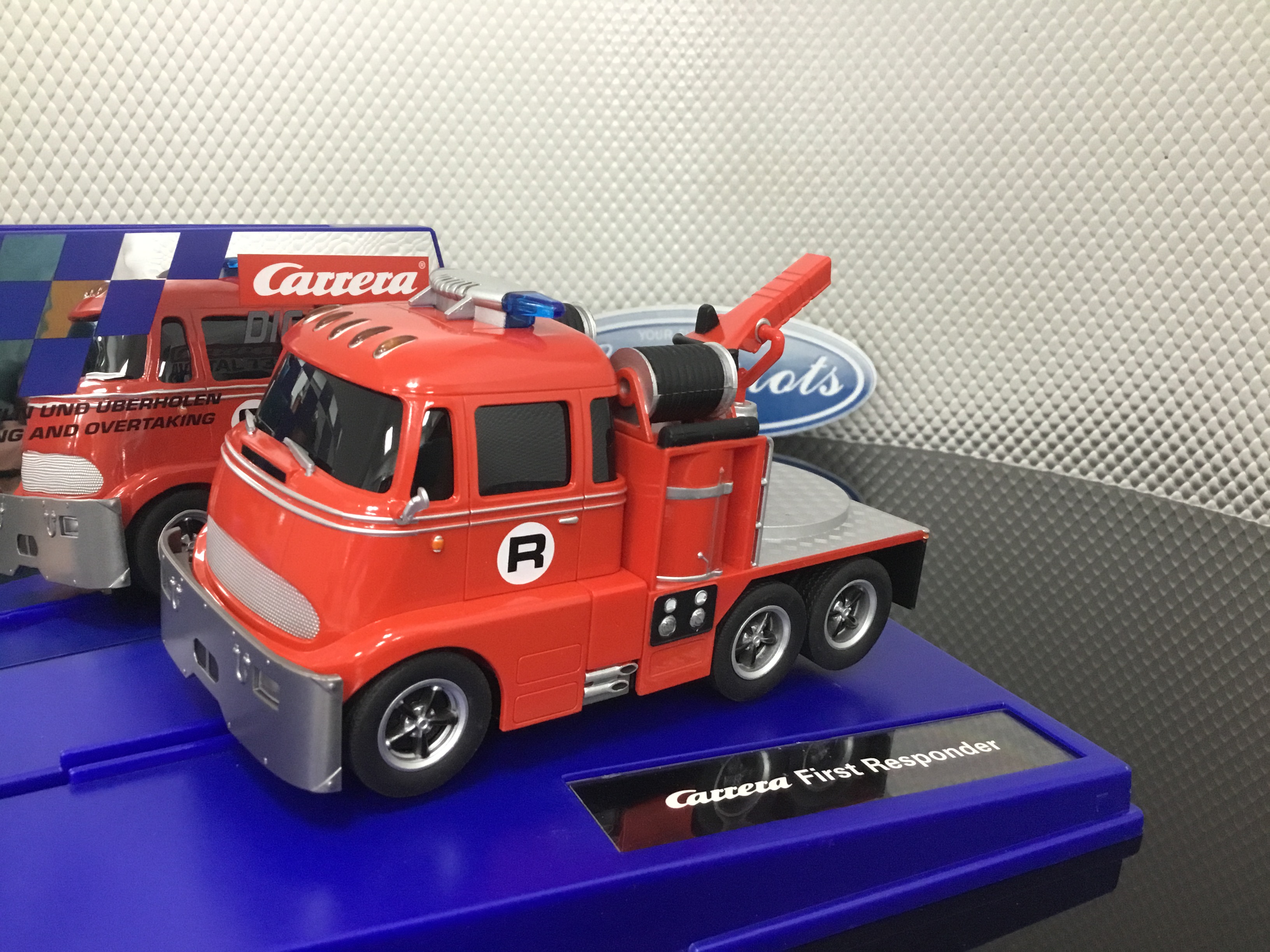 Carrera D132 30861 First Responder Fire Truck 1/32 Slot Car.