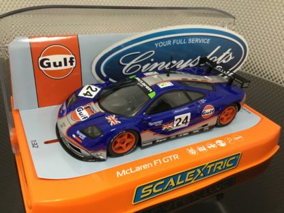 Scalextric C3969 McLaren F1 GTR Gulf. 1/32 Slot Car.