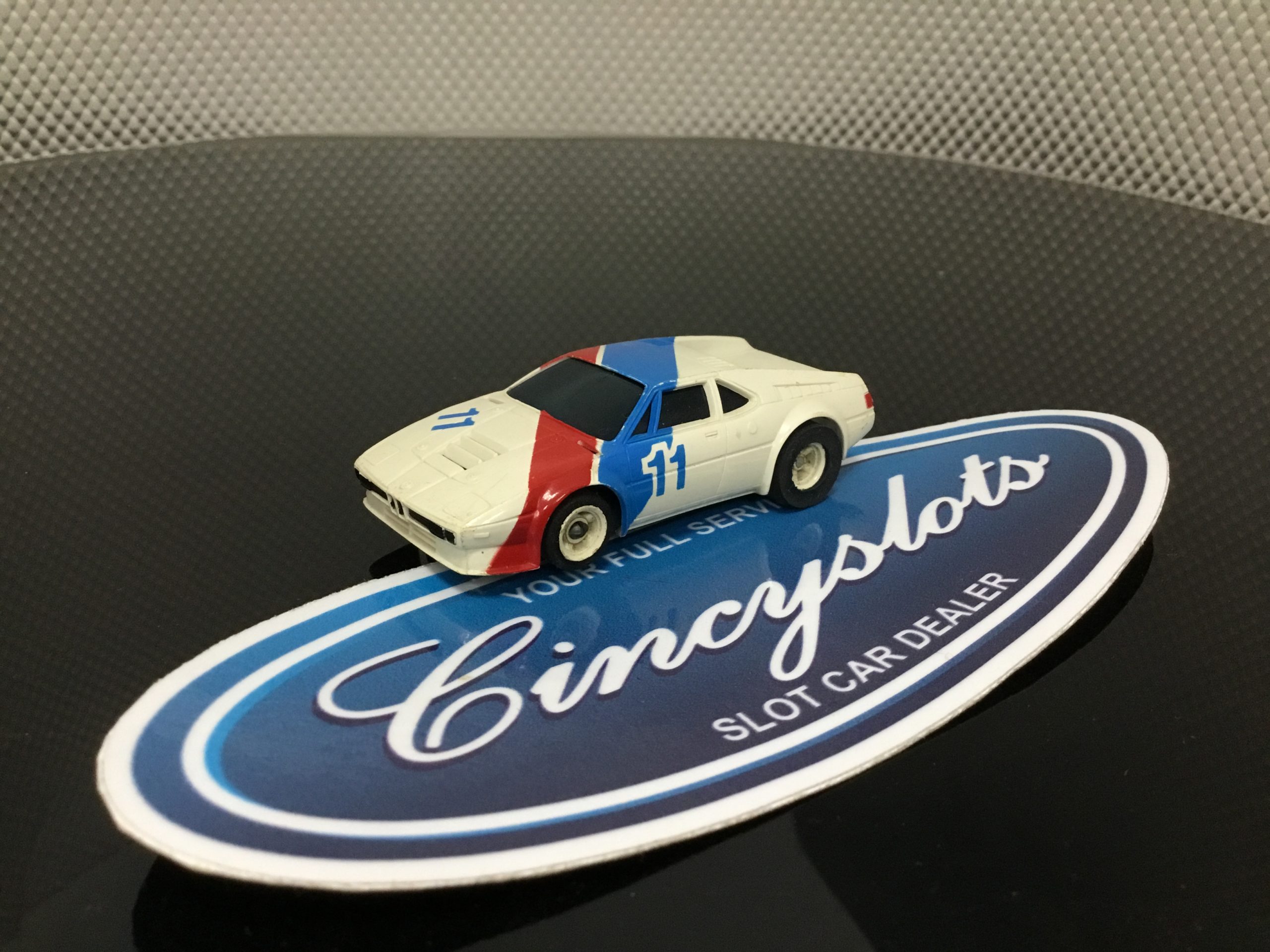 AFX HO-SCALE RACING BMW‐1 AFX BMW M1 0016 AFX HO Scale Racing TOMY White JAPAN RARE