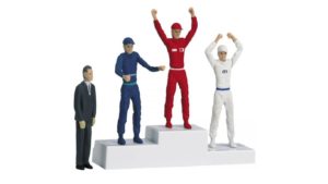 Carrera 21121 Winners Podium With Figures 1/32 scale.