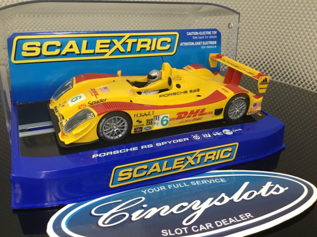 Scalextric C2812 Porsche RS Spyder 6 1/32 Slot Car. Lightly Used.