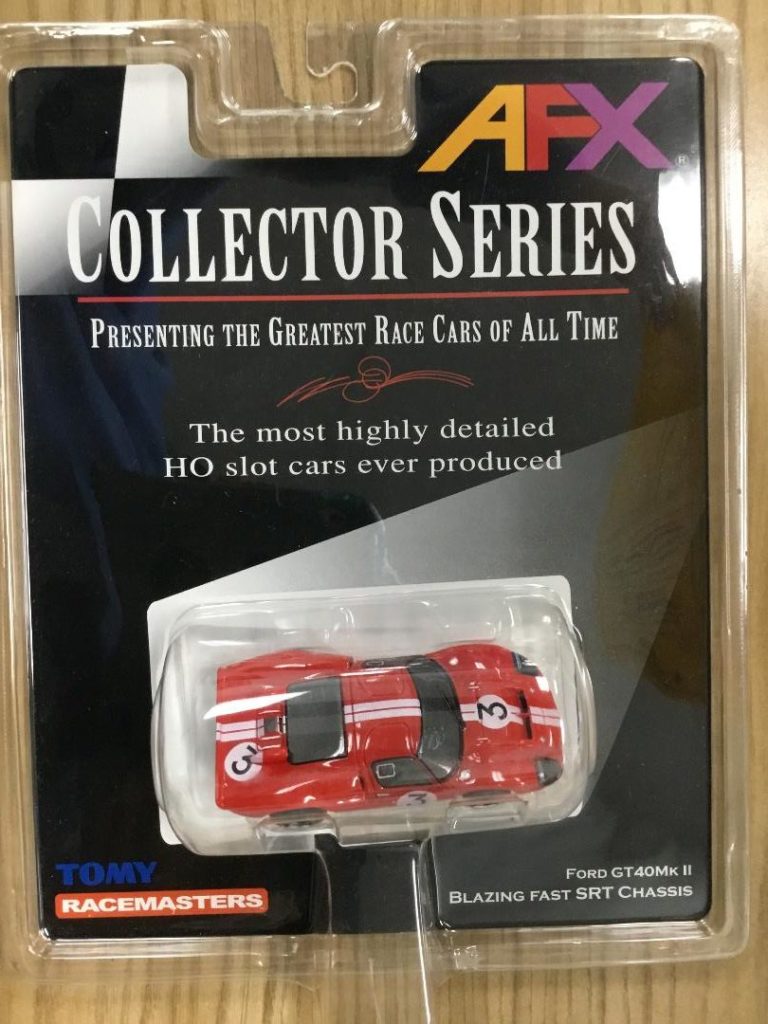 AFX TOMY Racemasters Collector Series Ford GT40 Red 3 HO Slot Car.