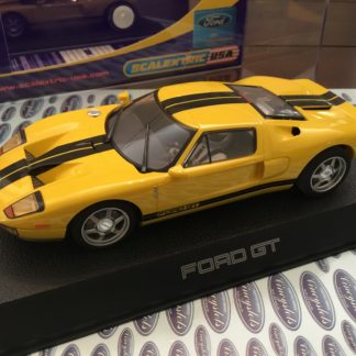 Scalextric C2734 Ford GT Road Version Yellow 1/32 Slot Car.