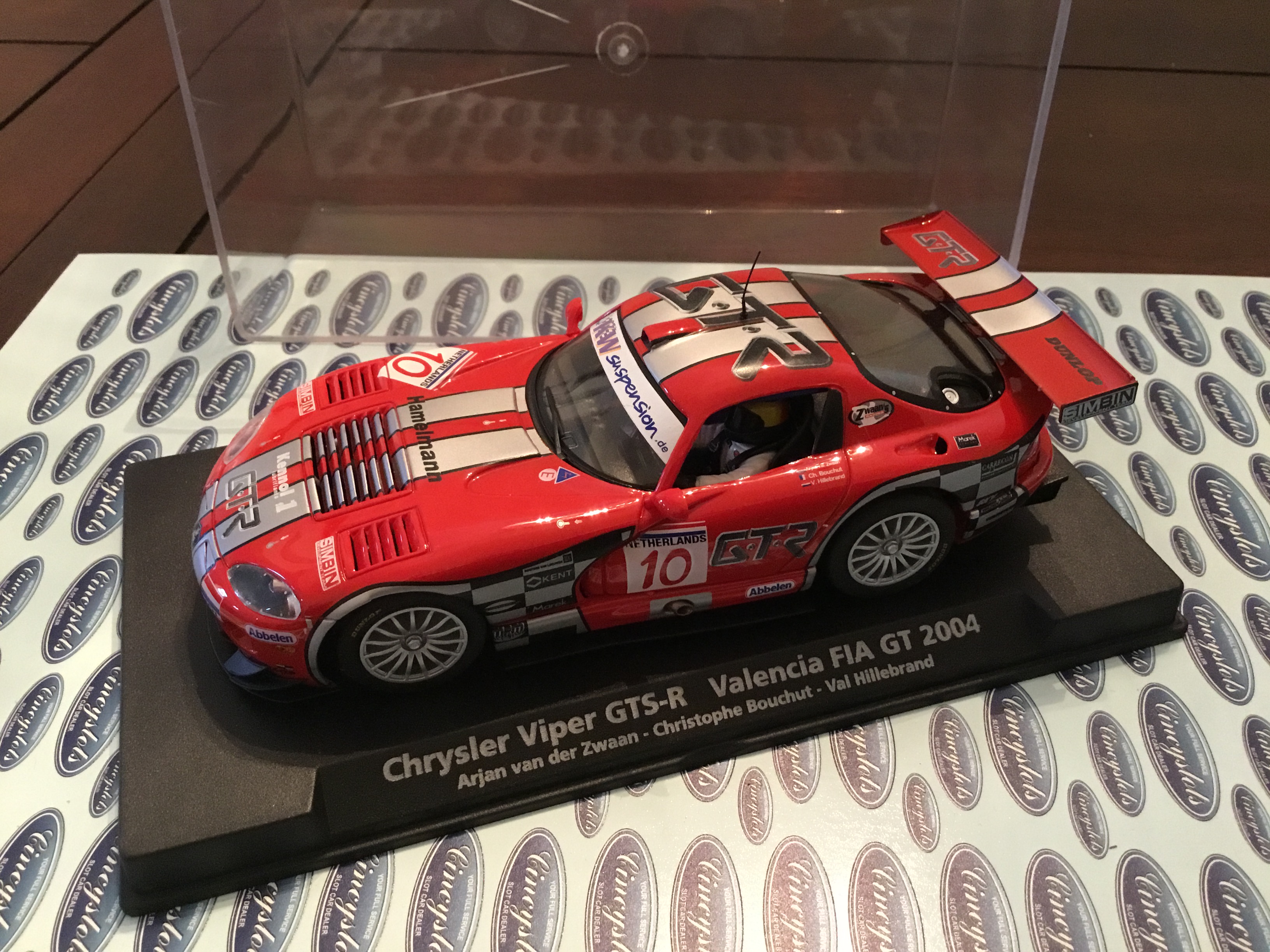 Fly Viper GTSR Red Valencia FIA 1/32 Slot Car, Lightly Used.