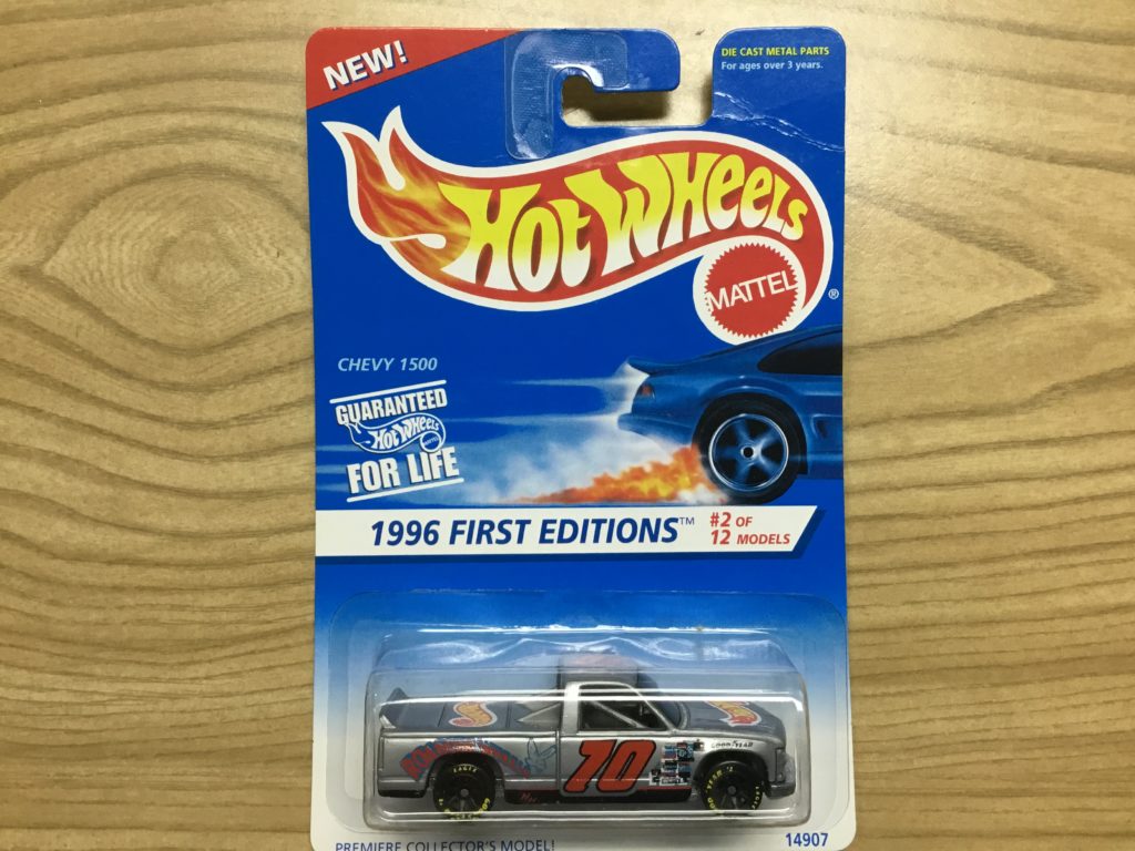 Hot Wheels 1996 First Editions Chevy 1500. Box 2