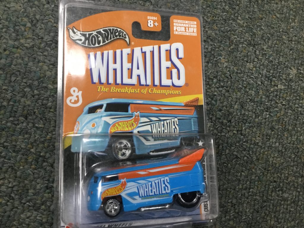 hot wheels wheaties vw bus
