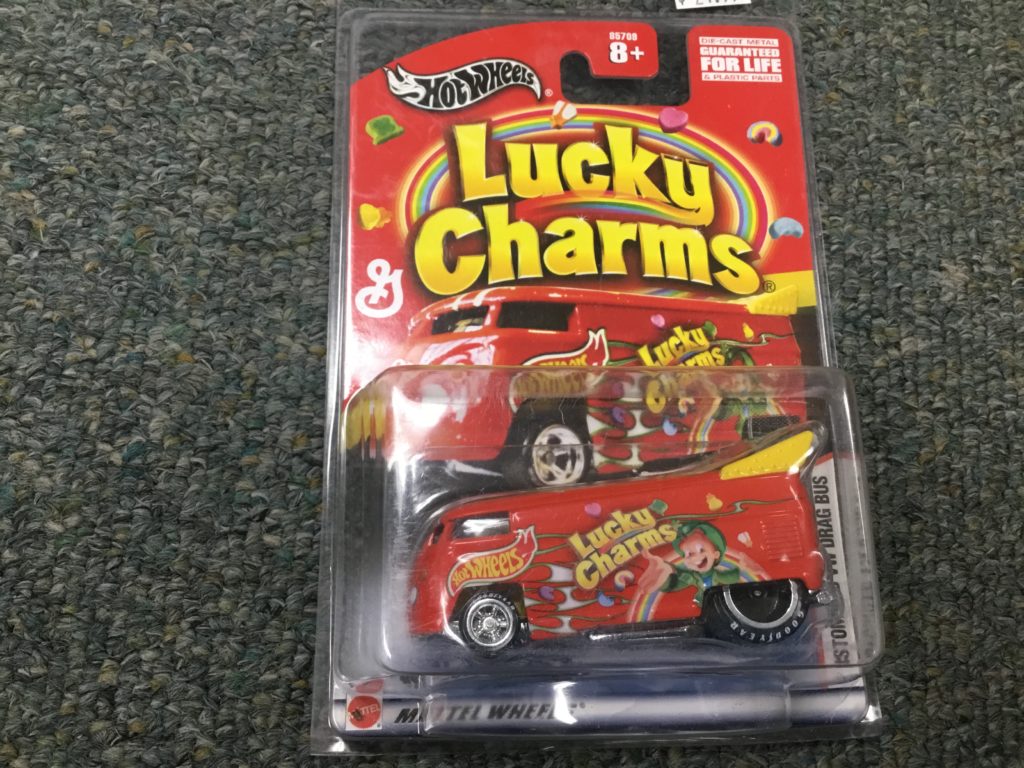 hot wheels lucky charms vw bus