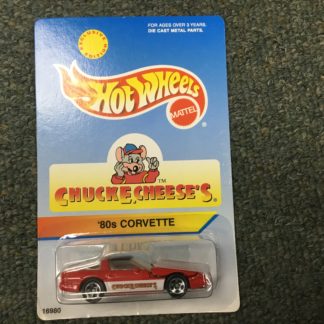 Hot Wheels Chuck E Cheese 80's Corvette Special Edition.
