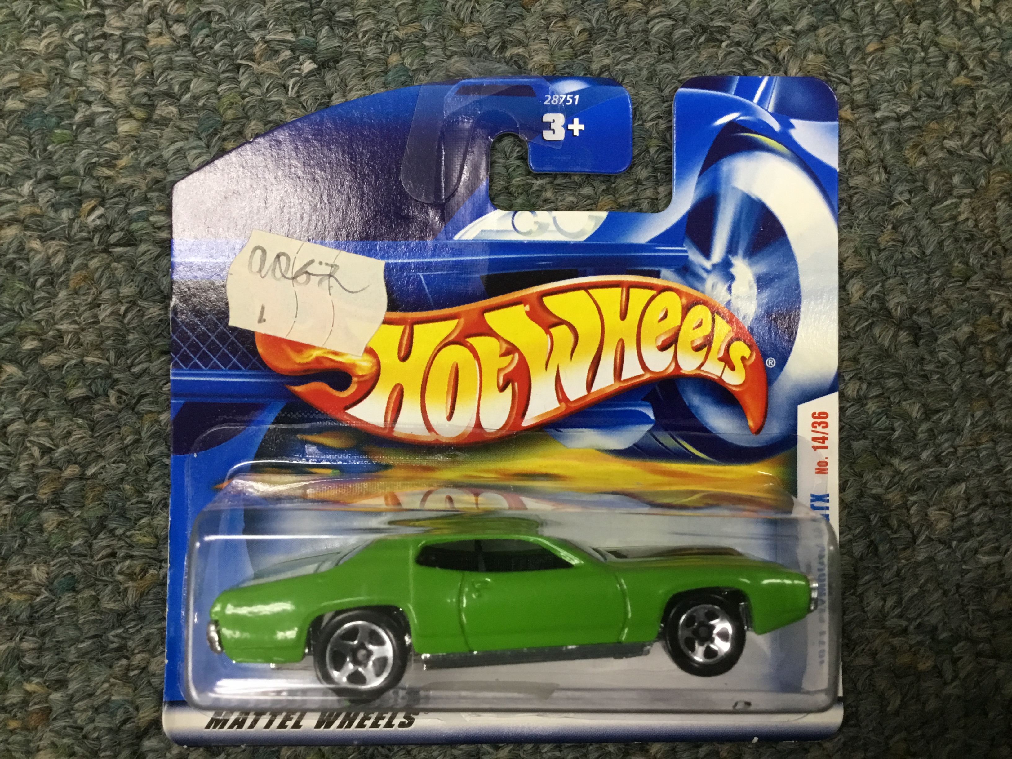 2001 Hot Wheels First Editions 1971 Plymouth GTX Diecast