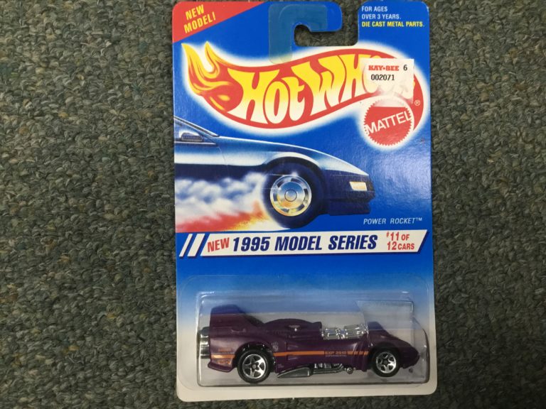 Hot Wheels 1995 Model Series Power Rocket 11 of 12. Box 4