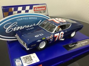 Carrera D132 30907 Ford Torino Talladega Arnold #76 1/32 Scale Slot Car.