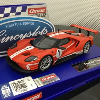 Carrera D132 30873 Ford GT Time Twist #1 1/32 Scale Slot Car.