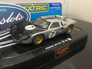 Scalextric C2917 Ford GT40 MKll 1966 LeMans.  Lightly Used.