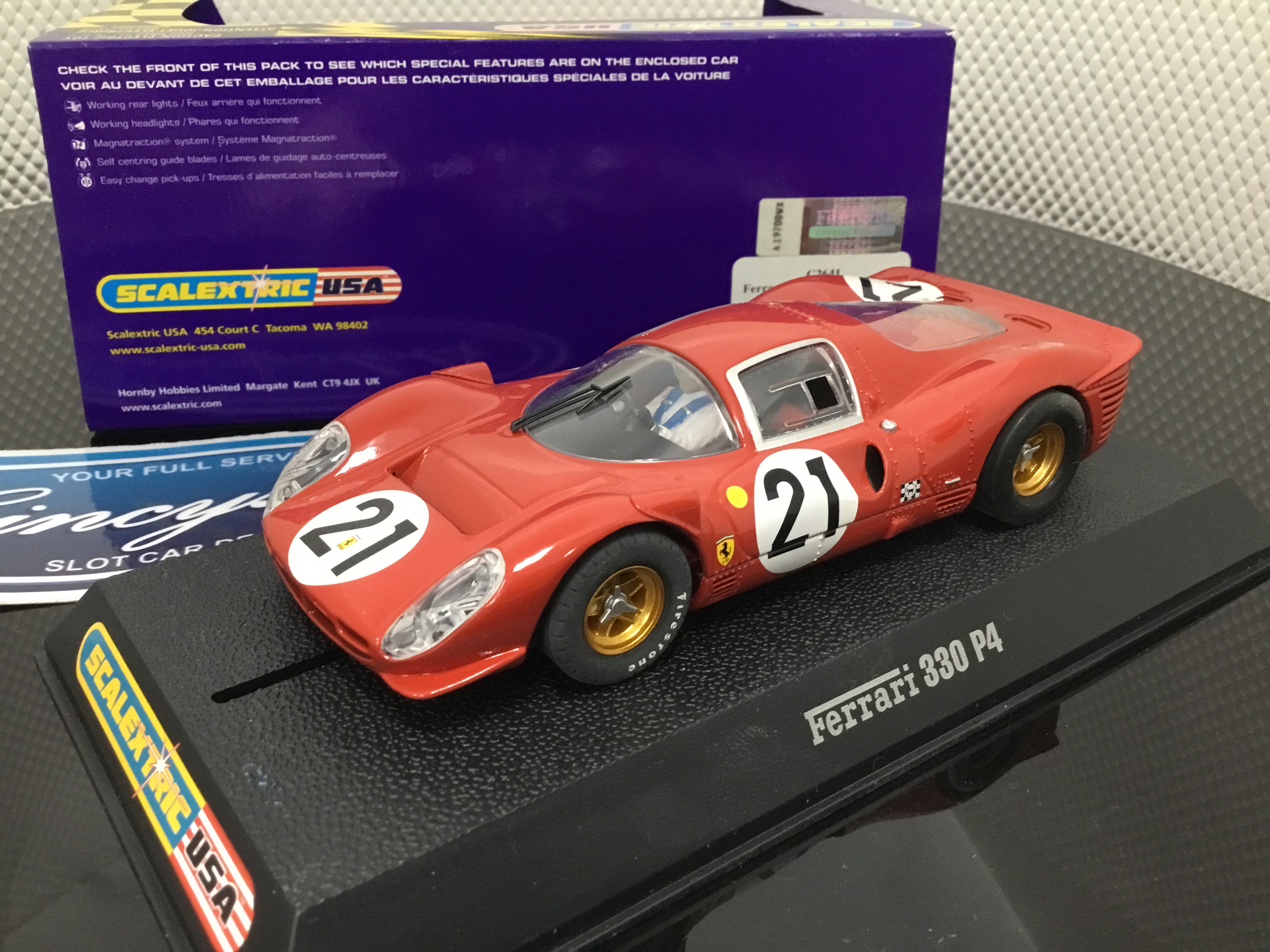 Scalextric ferrari sales 330 p4