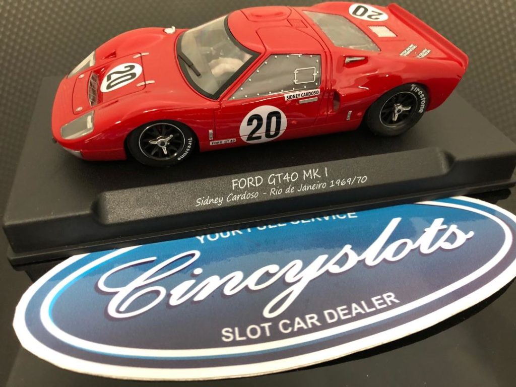 NSR 0020 Ford GT40 MK1 Rio De Janeiro Slot Car.
