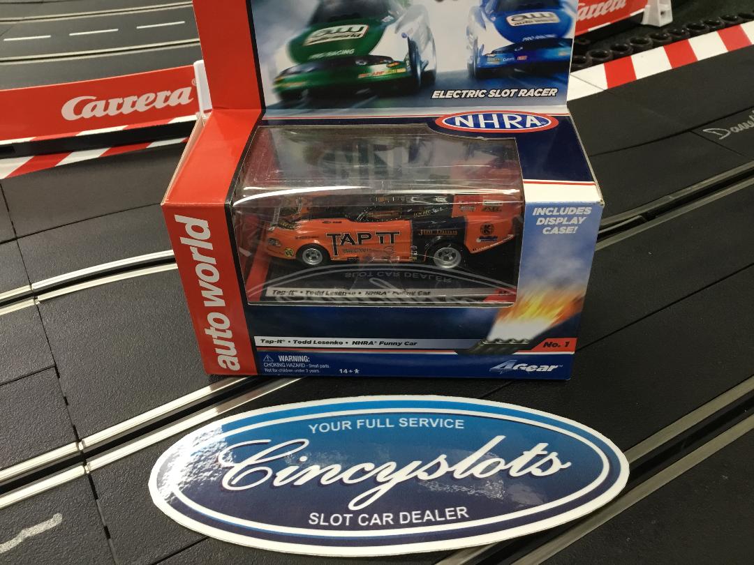 Auto World SC252 TapIt Lesenko NHRA Funny Car HO Slot Car.